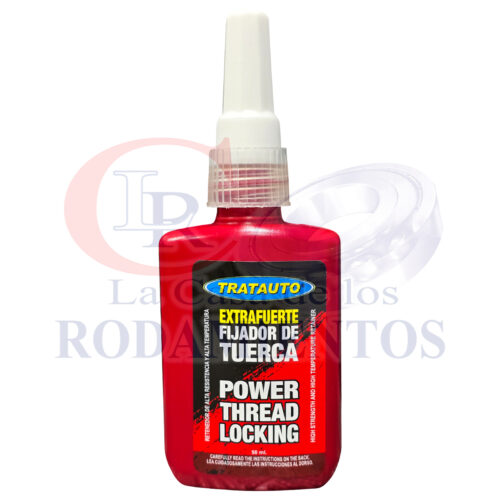 FT-020 FIJADOR DE TUERCAS ROJO EXTRAFUERTE 50ML
